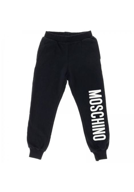 Pantaloni bambino con logo MOSCHINO KIDS | HWP01HLDA0760100